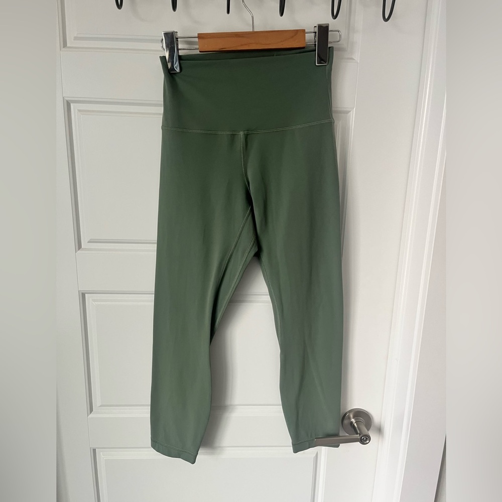 Lululemon Athletica Grey Eucalyptus Align Leggings